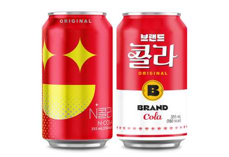 탄산음료(캔) </br>
Soda(Can)
                           
